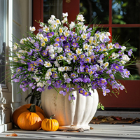 Lot de pots de narcisses artificiels pour hôtels, restaurants, événements, présentations florales, vente en gros, commande en gros