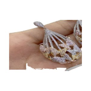 Joyería de Moda, Collar Unisex de Lujo LAVINA, Plata de Ley 925, Bañado en Rodio, con Circonita, Longitud de 16+2 Pulgadas - Product Image 1