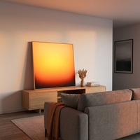 Panneau PMMA rétroéclairé à dégradé de couleurs sur mesure avec variateur manuel, décoration murale lumineuse pour projets hôteliers commerciaux