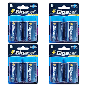 Gigacell 1.5V LR20 Taille D Pile ronde super alcaline AM1 Deuxième cellule pour horloge à quartz Orgue <span class=keywords><strong>électronique</strong></span> - Product Image 1