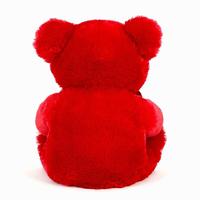 Ours en peluche personnalisé, mignon, en forme de cœur, en peluche rouge, ours en peluche pour la Saint-Valentin, cadeau de la Saint-Valentin