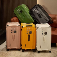 Maleta de Viaje con Ruedas Giratorias y Marco de Aluminio, Gran Capacidad, con Cierre, Disponible al por Mayor