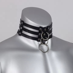 Harnais de bondage en cuir PU pour hommes, bretelles fétichistes SM sexy, accessoire punk, sous-vêtements pour adultes - Product Image 3