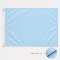 Drapeaux 3x5 pieds en polyester, impression personnalisée recto, logo, œillets en laiton, conception de marque, OEM, vente en gros, MOQ, impression couleur intégrale