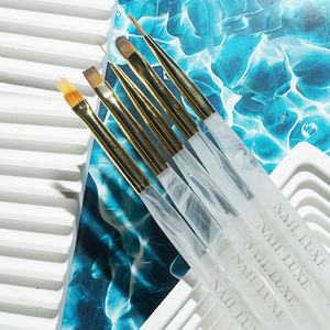 Beshyne แปรงทาเล็บด้ามจับคริสตัลซับเล็บออกแบบศิลปะแปรงเจลยูวีปากกาวาดเล็บ - Product Image 1