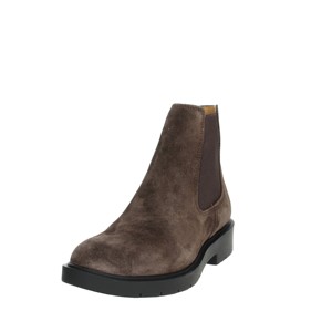 Stivaletti bassi 00023 D16QRC in pelliccia marrone con soletta superiore in PU con punta a punta stile Cowboy Chelsea per la stagione autunnale invernale - Product Image 6