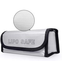 Sac de transport ignifuge pour batterie Lipo à décharge élevée, solution de stockage en aluminium anti-explosion, sac spécial pour batterie