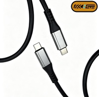 Cable de Fábrica Sync 3.2 Gen 2x2, 20Gbps, Tipo C a USB C, Transferencia de Datos de Ultra Alta Velocidad, Longitud Personalizada, Carcasa con Logotipo
