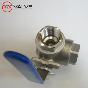 Manuel <span class=keywords><strong>3</strong></span> yollu 304 küresel vana kolu işletilen - Product Image 6