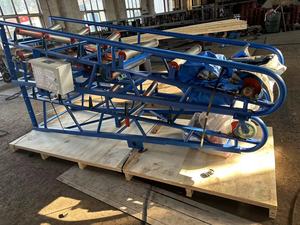 Çakıl kum beton için özelleştirilmiş 600mm genişlik 5m uzun V şekli kauçuk hareketli bant konveyör - Product Image 6