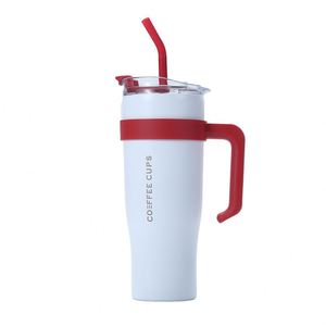 Custom 40oz Stainless Steel <b>Large</b> Capacity Water Cup Portable Car Water Cup Portable Men's and Women's Straw Thermos Cup - Product Image 4