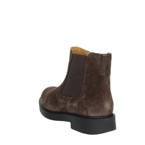 Stivaletti bassi 00023 D16QRC in pelliccia marrone con soletta superiore in PU con punta a punta stile Cowboy Chelsea per la stagione autunnale invernale - Product Image 2