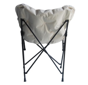 Ngoài Trời Trang Chủ Trở Lại Ăn Uống Di Động Gấp Cắm Trại Trắng Có Thể Gập Lại Vườn Bướm Ghế - Product Image 3