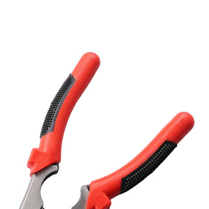 Welding Pliers 8 Inch Red Black Handle Electrostatic Coating For Welding Magnets - Product Image 1