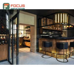 Boutique Coffee Merchandise Display Rack Wood Base <b>Frame</b> Biscuit Snack Display Bagged Coffee Display Rack - Product Image 2