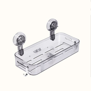 Wall Mounted Storage Rack Rectangle Suction Cup Kitchen Sink Organizer Multi Functional No Drill Installation - Product Image 5