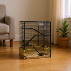 <b>Hamster</b> <b>Tank</b> Pet Cage Steel Wire Rectangle Durable Indoor Small Animals Cage - Product Image 2