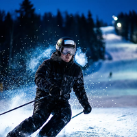 Lunettes de ski unisexes TEMPUS Fashion Custom OEM avec anti-buée et sangles magnétiques, lentilles interchangeables, lunettes de sport