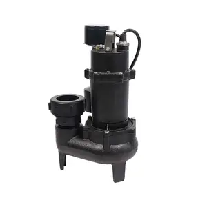 Non-clog Impeller Piggyback Vertical Float Switch Cast Iron Submersible Sewage Pump
