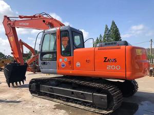 Excavatrice Hitachi ZX200-6, moteur japonais 6 cylindres, 20,5 tonnes, équipement de construction avec pompe, roulement, engrenage, PLC - Product Image 4