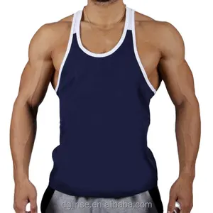 OEM stringer vücut geliştirme fitness spor renk bloğu erkek tank top kolsuz seyahat yelek spor atlet askılı üst