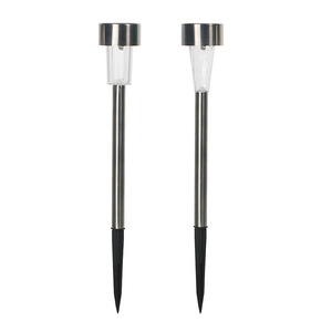 Lampes solaires de jardin Hejia en acier inoxydable, éclairage LED extérieur pour parcs, villas et pelouses résidentielles - Product Image 4