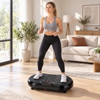 Plateforme vibrante verticale personnalisable couleur améliorée 110-240V unisexe pour la maison, vente en gros OEM ODM
