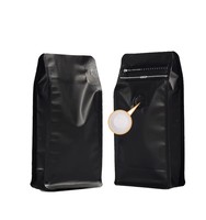 Sacs d'emballage en aluminium mat rouge imprimés sur mesure, fond plat, 1 kg, avec valve et fermeture éclair, pour café, thé, poudre