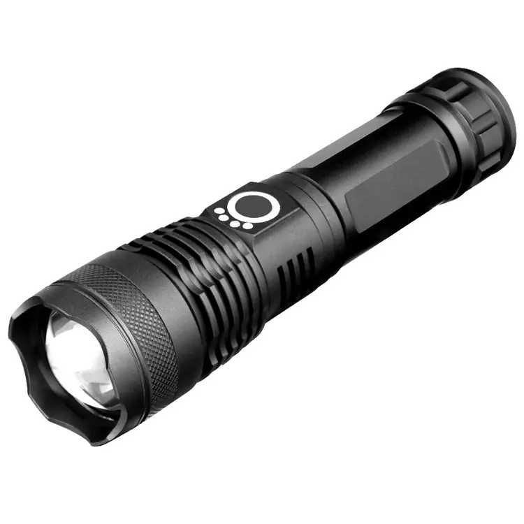 Ultra Lumen USB Rechargeable Zoomable 2km Distance Xhp p50 Most Powerful Flashlight