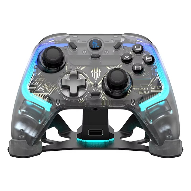 With Elite Hall Trigger RGB Light RedMagic Cyber Gamepad Wireless BT Gaming Controller for Switch PC Android IOS Joystick