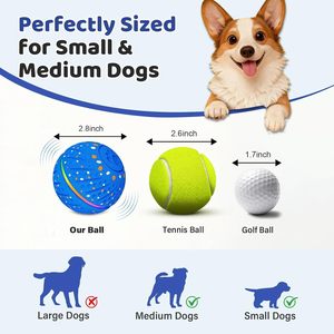 Giocattolo per Cani Automatico E-TPU+PC, Palla Rotolante Ricaricabile, Resistente ai Morsi, Gioco da Masticare per Cani Piccoli, Medi e Grandi - Product Image 5