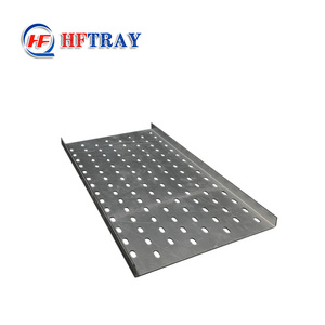 Bandeja de gestión de cables de alta resistencia galvanizada en caliente, resistente a la corrosión, impermeable, perforada, para cableado eléctrico - Product Image 3