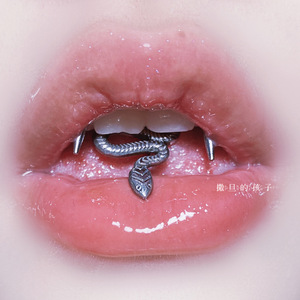 Gaby – <span class=keywords><strong>piercing</strong></span> de <span class=keywords><strong>langue</strong></span> de <span class=keywords><strong>serpent</strong></span> sexy en acier inoxydable, anneaux de <span class=keywords><strong>langue</strong></span> d'haltère droit, <span class=keywords><strong>piercing</strong></span> d'hélice, vente en gros, bijoux de <span class=keywords><strong>piercing</strong></span> - Product Image 6