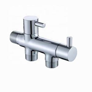 <span class=keywords><strong>Robinet</strong></span> d'angle à trois voies tout en cuivre, une entrée, trois/sans <span class=keywords><strong>sortie</strong></span>, pour <span class=keywords><strong>lave</strong></span>-<span class=keywords><strong>vaisselle</strong></span>, <span class=keywords><strong>lave</strong></span>-linge, séparateur de <span class=keywords><strong>robinet</strong></span>, poli, montage mural - Product Image 2