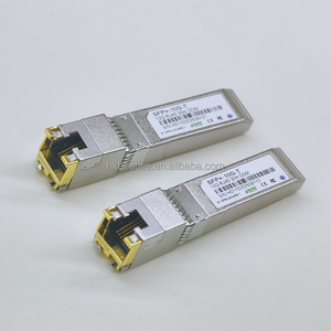 พอร์ตไฟฟ้า10G SFP โมดูล RJ45ตัวแปลงใยแก้วนำแสงเป็นโมดูล RJ45พร้อมรองรับ tcp/ip - Product Image 2