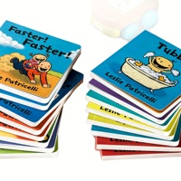 Libros de Cartón Educativos para Bebés Personalizados al por Mayor con Impresión Offset, Libros de Cuentos Infantiles Coloridos