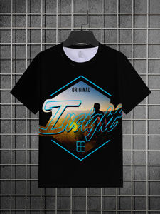 Vendas Diretas Da Fábrica Logotipo Personalizado 100% Poliéster Jersey <span class=keywords><strong>T-shirts</strong></span> Plus Size Respirável 180g Padrão Impressão Digital Anti-pilling - Product Image 2