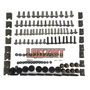 Kit completo de tornillos de carenado de 268PS para <span class=keywords><strong>KAWASAKI</strong></span> <span class=keywords><strong>NINJA</strong></span> ZX3R ZX300R <span class=keywords><strong>ZX</strong></span> 300R EX 300 <span class=keywords><strong>3R</strong></span> EX300 R 13 14 15 16 17 tornillos de cuerpo tuercas - Product Image 1