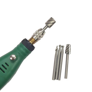 Yunbei Yb 6 Pc <b>Rotary</b> <b>File</b> Set 1/8 In Shank Carbide Tipped For Woodworking Carving Grinding - Product Image 1