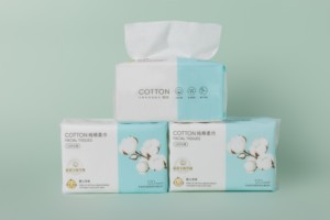 Lingettes nettoyantes pour le visage en coton non tissé, douces et carrées, pour le nettoyage quotidien et les soins pour bébés - Product Image 3