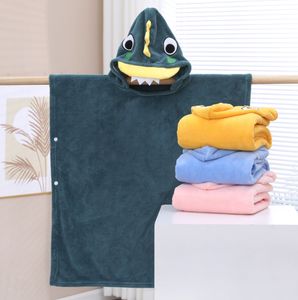 <span class=keywords><strong>Dinosaure</strong></span> Serviettes <span class=keywords><strong>De</strong></span> <span class=keywords><strong>Bain</strong></span> À Capuche Serviette <span class=keywords><strong>De</strong></span> Plage Corail Polaire Enfants <span class=keywords><strong>Poncho</strong></span> 70x140cm pour Camping Douche Plage - Product Image 6