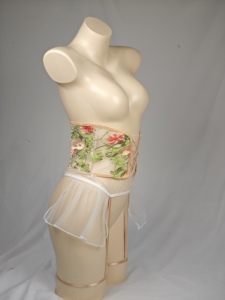 Nuova cintura in vita rinascimentale da donna cintura in vita da donna in pizzo floreale - Product Image 2
