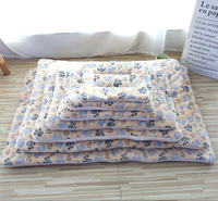Canapé-lit carré pour animaux de compagnie, design luxueux, coussin respirant double face, double usage pour chien et chat, vente en gros, personnalisation prise en charge