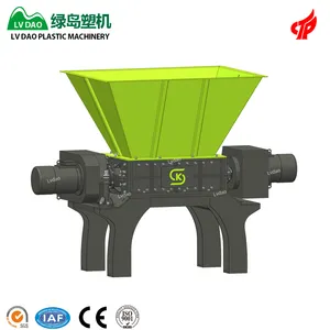 China factory supply strong crusher shredder 800 plastic and scrap metal tyre shredder machine