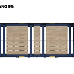ตู้คอนเทนเนอร์ขนส่งแบบพับได้ขนาด 20 ฟุต ผลิตจากเหล็กคอร์เทน พื้นไม้ แบบแห้ง - Product Image 4