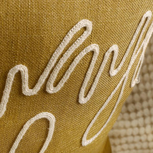 ปลอกหมอนอิงปักลายภาษาอังกฤษ <span class=keywords><strong>Always</strong></span> <span class=keywords><strong>Smile</strong></span> ซักได้ ตกแต่งบ้านสไตล์โมเดิร์น ตกแต่งโซฟาแบบโรงแรม พร้อมพู่ห้อย ประดับได้ทุกฤดู - Product Image 5