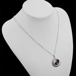 Collar de 12 Constelaciones para mujer, colgante de Luna, piedra de cristal, signo del zodiaco, gran oferta - Product Image 3