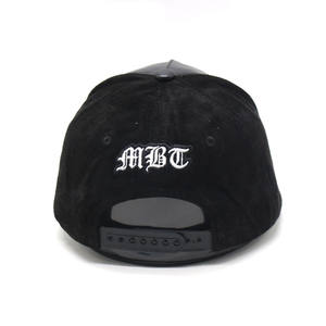 Gorra de camionero de estilo americano de 5 paneles de alta calidad, gorra de béisbol de cuero PU de nuevo estilo con parte trasera de gamuza, gorra deportiva impermeable - Product Image 5