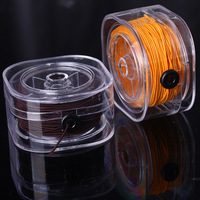 Cordon élastique à noyau de 0.8mm, 1mm, 1.2mm, 1.5mm, avec boîte, perles, fil extensible, corde, perles de bricolage, Bracelet, fabrication de bijoux