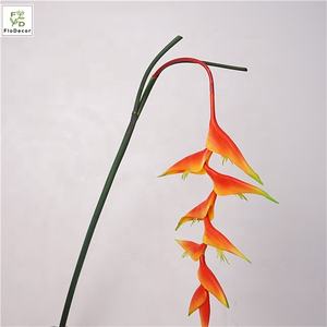 زهور الزنجبيل الاصطناعي من البلاستيك بلمسة حقيقية نباتات مدارية معلقة هيليكونيا صناعية لحفلات الزفاف ديكور صالة عرض للفنادق - Product Image 3